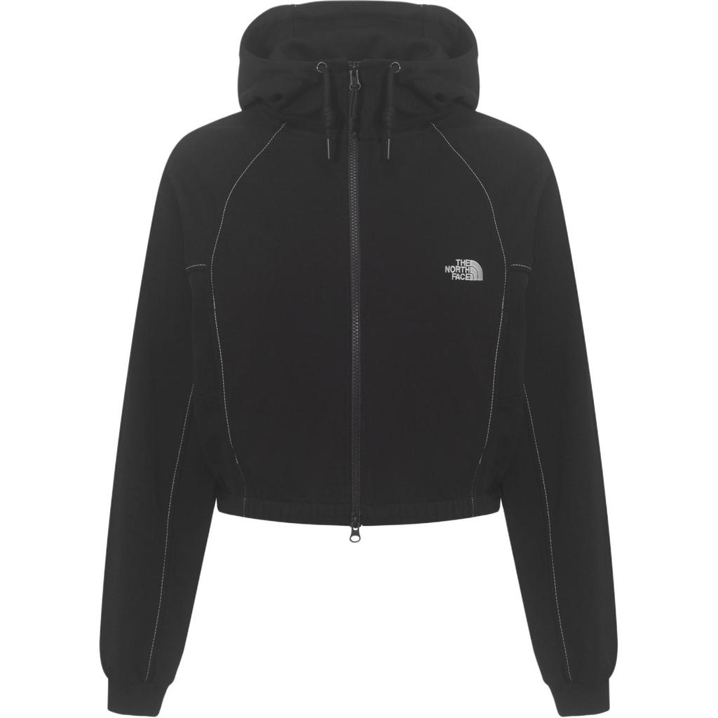 The North Face Hooded Zip Logo Loose Long Sleeve Jacket Unisex jackets Black NJ5JR01J