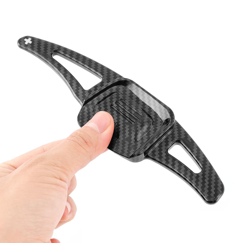 Carbon Look Steering Wheel Paddle Shifter Extension For VW Golf 8 Tiguan