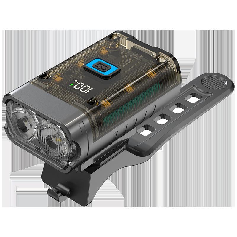 Bike Handlebar Flashlight USB Rechargeable MTB Mountain Bicycle Lamp 350LM Bike Headlight Flashlight 1200mAhRiding equipment