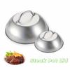 6/9inch Steak Pot Lids Cover Arched Round Cheese Melting Dome Durable Frying Pan Cover  Picnics