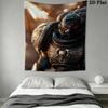Warhammer 40K Wall Tapestry Aesthetic Wall Hanging Printed Fabric Blanket Decorative Tapestries for Bedroom Living Room Home Decor