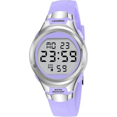 L Lavaredo Women's Digital Sports Watch Multi-Function Alarm Date Display Waterproof Outdoor Simple Design
