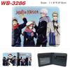 Jujutsu Kaisen Anime Wallet Gojo Satoru Yuji Itadori Print Short Bifold Card Holder Coin Purse PU Leather for Men Women 1pcs