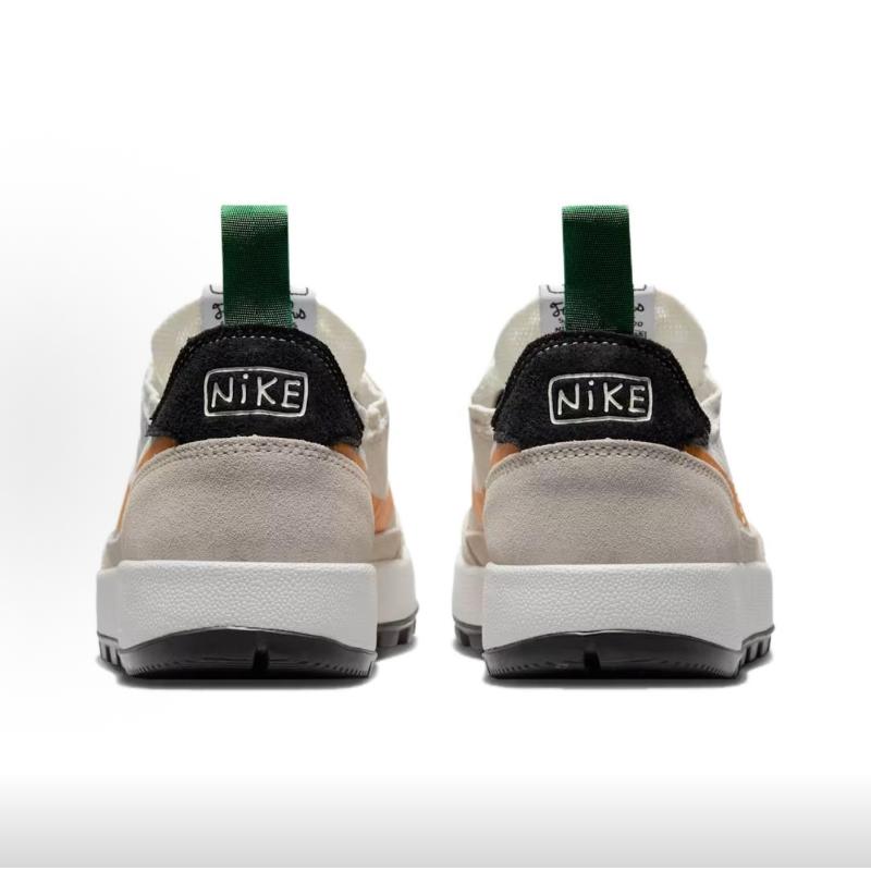 Tênis Tom Sachs x NikeCraft General Purpose Branco Summit Feminino Verde Pinho Dourado Universitário DA6672-100