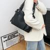 Vintage Soft Leather Tote Bag Women's Shoulder Bag Large Capacity Commuter Crossbody Bag