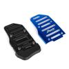 Universal Car Aluminum Automatic Gear Brake Accelerator Non-Slip Foot Pedal Pad Cover 2Pcs/set Red/Blue/Silver