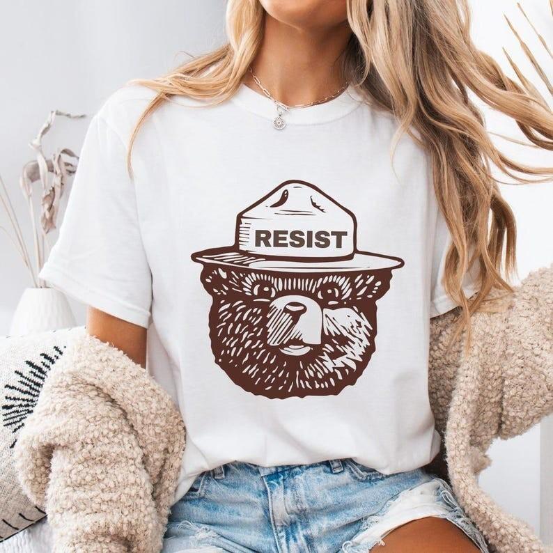 Smokey the Bear Resist Shirt National Parks Tee National Forest Shirt S