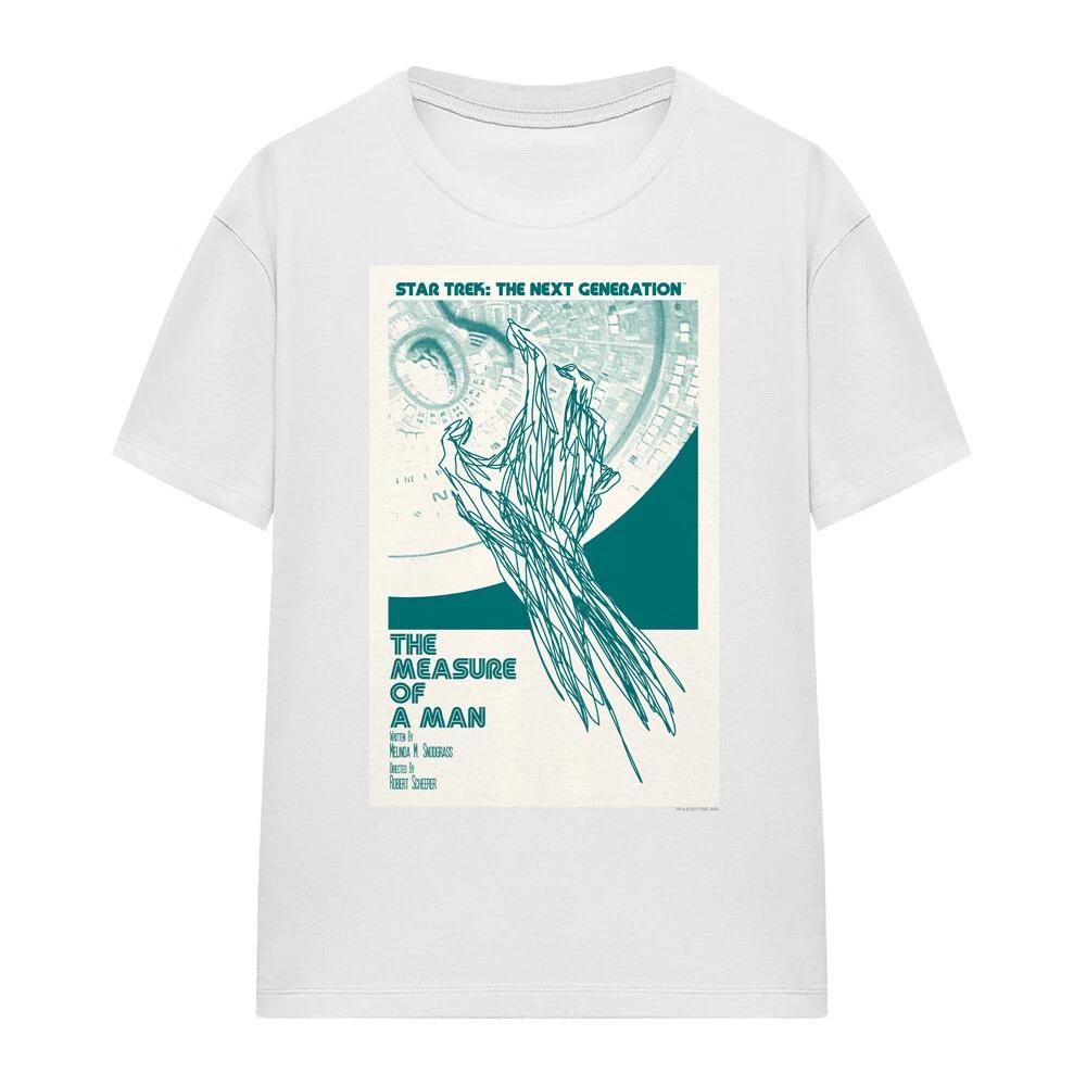 

Star Trek TNG Season 2 Episode 9 Ladies 100% Cotton T-shirt Mens Tees Top S-2XL, White S