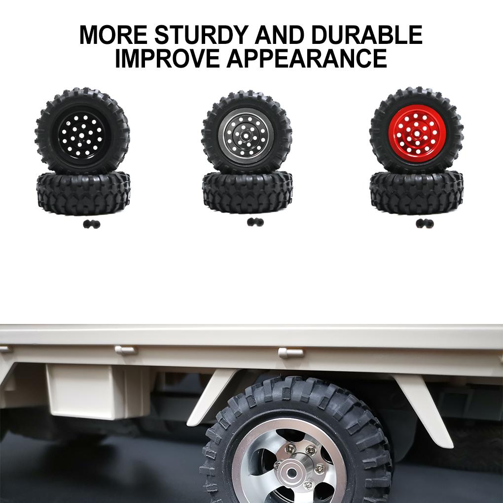 Wheel Rims Tyre For D12 Plastic OFF-Road Wear-resistant 2pcs RC Car Accessories Replacement Parts RC Upgrade Part