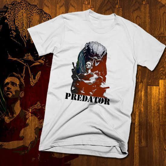 Retro anime T-Shirt 80s Akira Cyberpunk Era Vintage Dark Warrior Predator tee