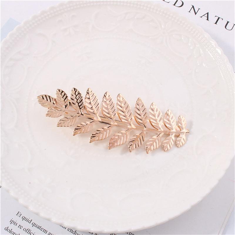 Comb Hair Accessories Leaf Hair Plug Clip Updo Hairpin Wholesale Comb Hair Women Duckbill Comb Bangs Korean Hair Hairpin Top Clip