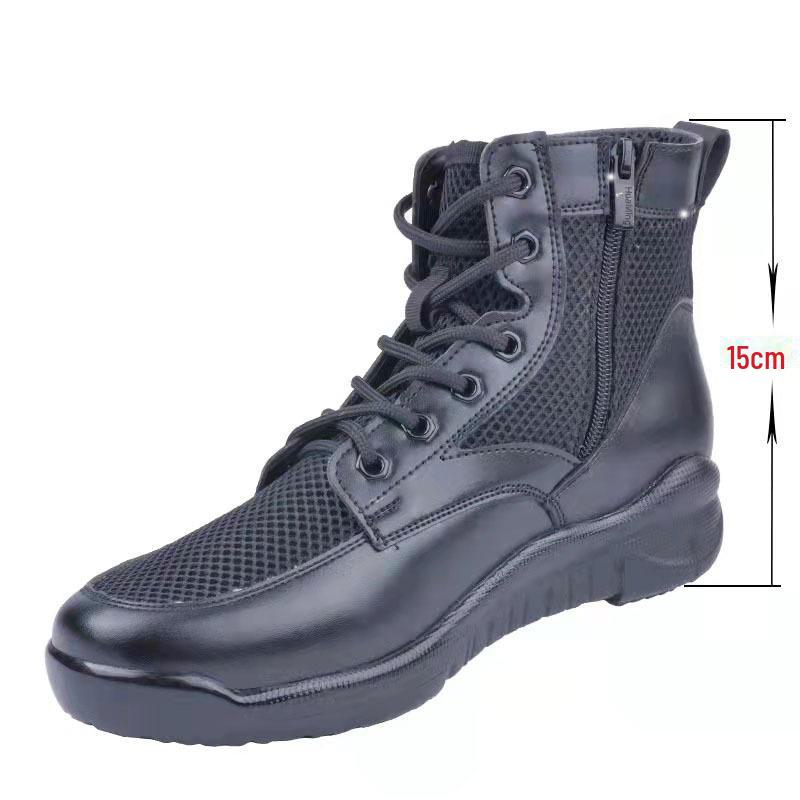 Lato 2025 Unisex Siateczkowe Oddychające Buty Taktyczne: Buty outdoorowe typu high-top do ochrony i treningu