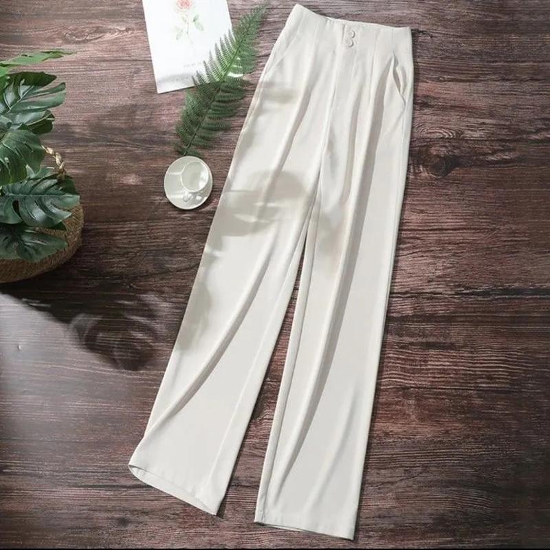 Women Flared Pants High Waist Plus Size Loose Casual Long Trousers Spring Autumn Fashion Women Bottoms Baggy Pants
