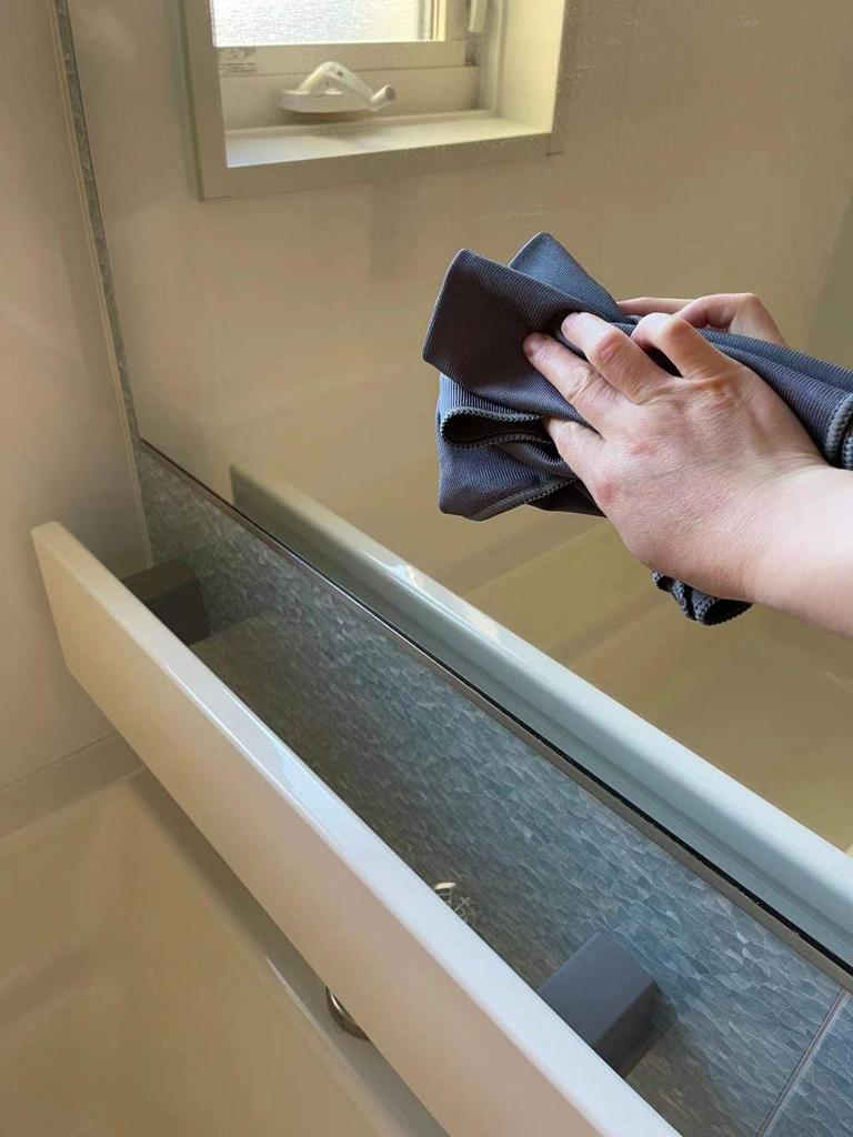 TARO WORKS Bath Mold Prevention Absorbent 6 Quick Drying Bathroom Sparkling Clean Every Gray Cleaning, Cloth, Pieces, Towel, Mirror, Day,