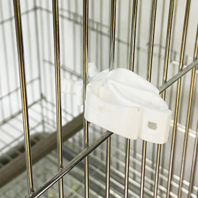 Budgie Cockatiel Fruit Cage Accessories Small Animals Plastic Parrot Feeder Cuttlebone Clip Feeding Clamp Bird Food Holders