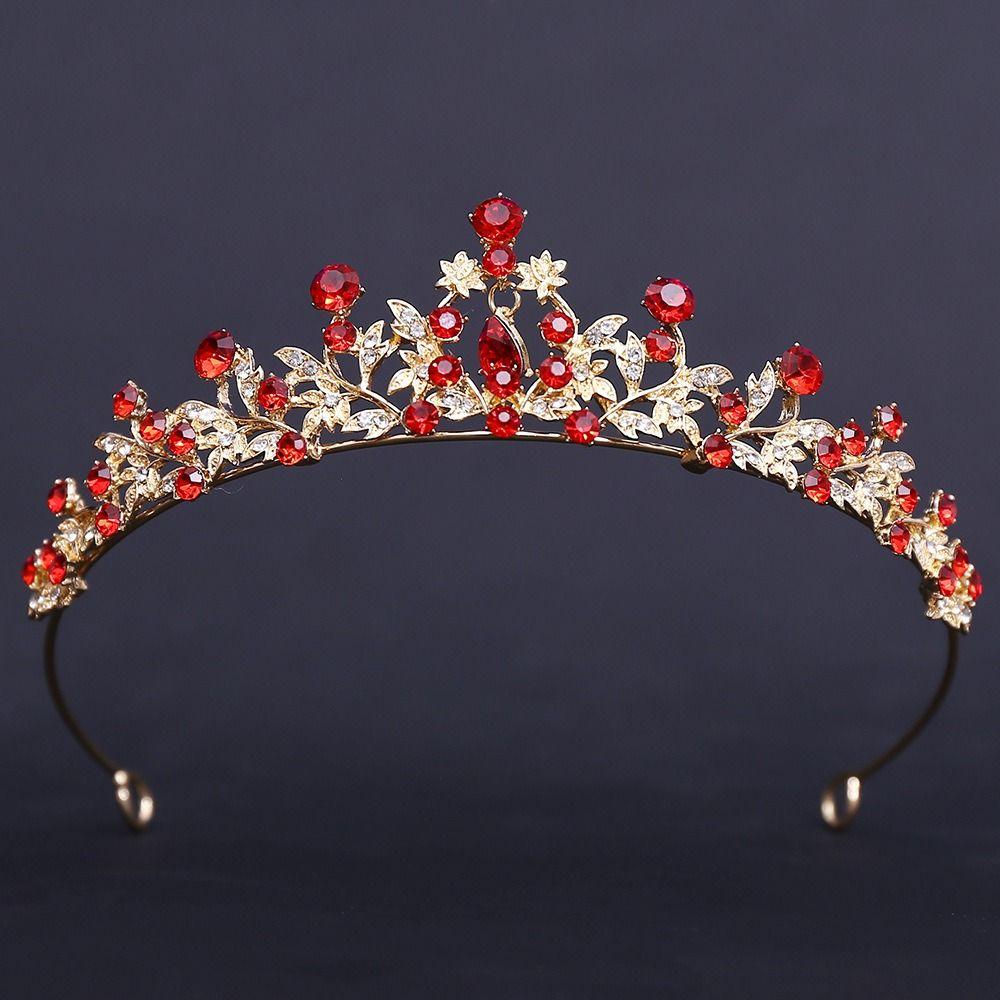High-end Bridal Tiara Atmosphere Wedding Crown Headpieces Quenn Crown  Birthday Party
