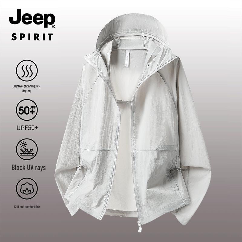 JEEP SPIRIT UPF50+ Унисекс Худи для защиты от солнца на открытом воздухе M