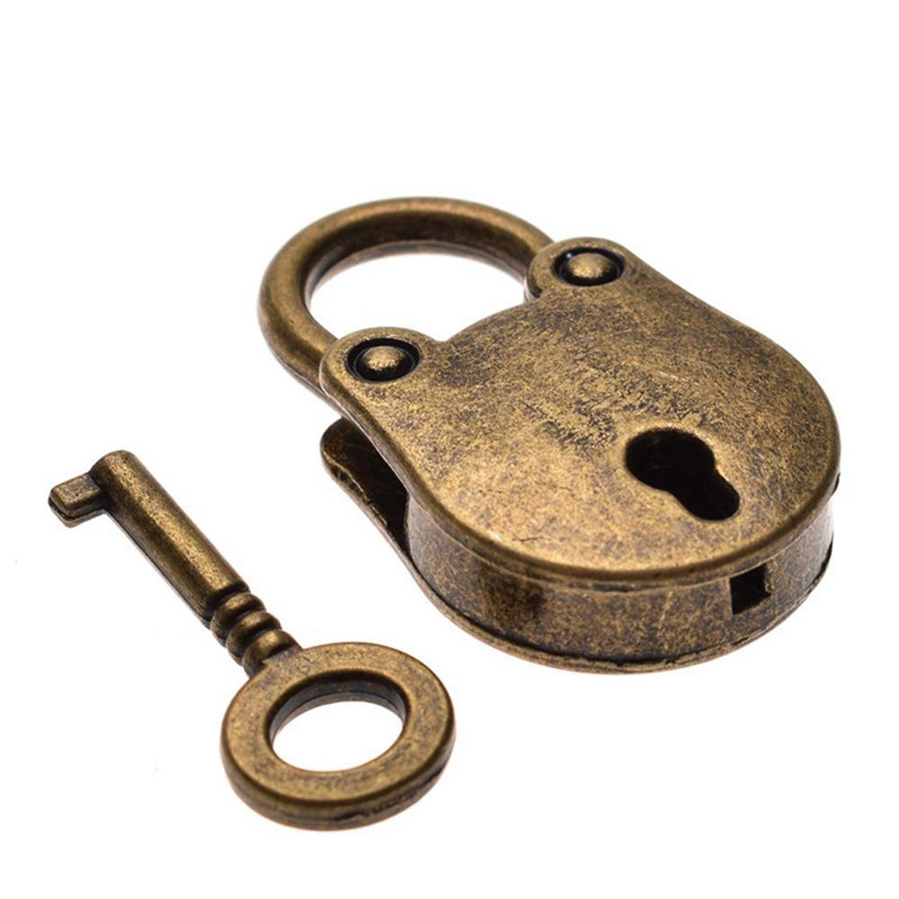 Wedding Decorative Zinc Zinc Zinc Alloy with Key Bear Shape Locks Archaize Padlock Bear Head Lock Hardware