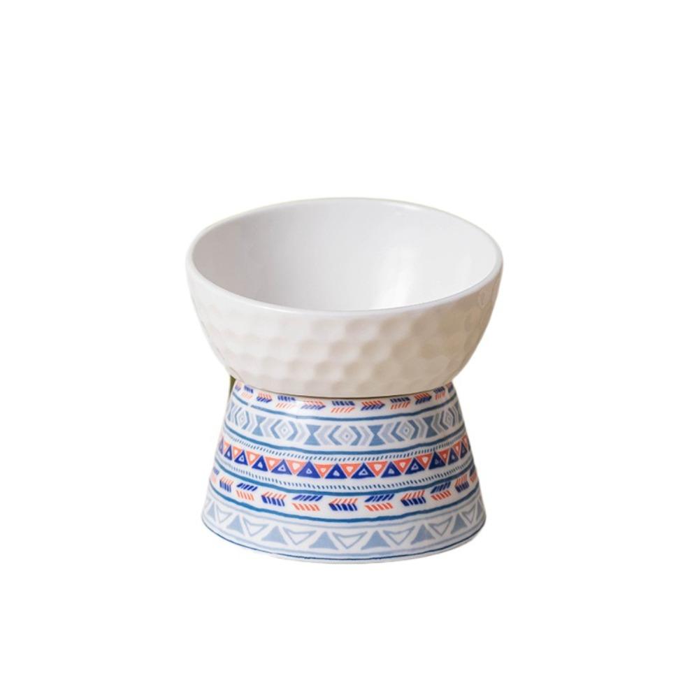 

Ceramic Pet High Foot Bowl Creative Pet Drinking Feeder Dog Food Feeding Basin Pet Snack Style 3