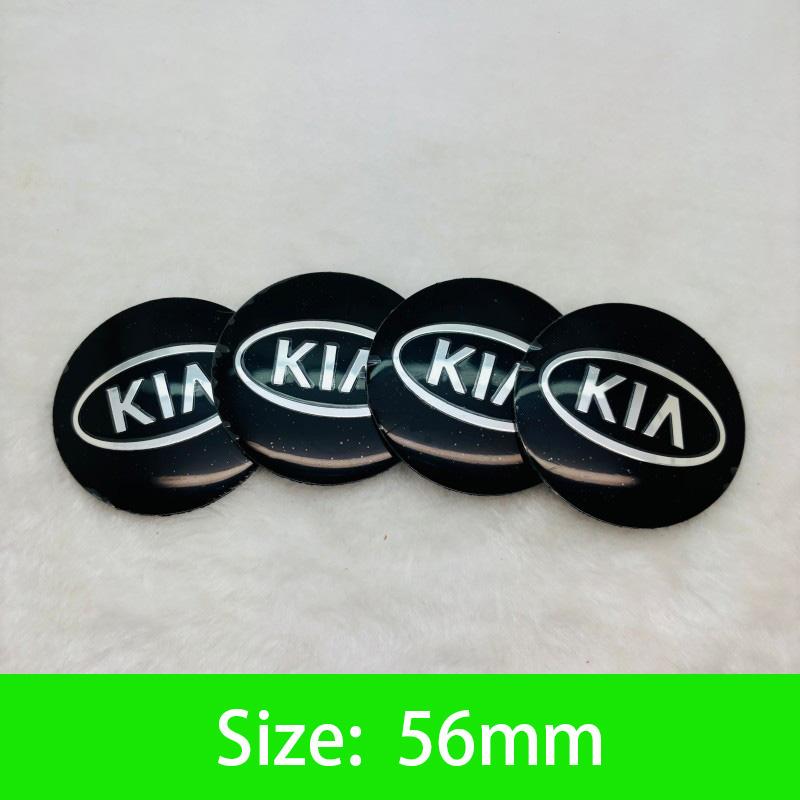 Tappo Centrale Mozzo Ruota Auto Emblema Adesivo Accessori Per Kia GT-Line Sportage Ceed Rio Picanto Sorento Soul Cerato Venga Forte K9