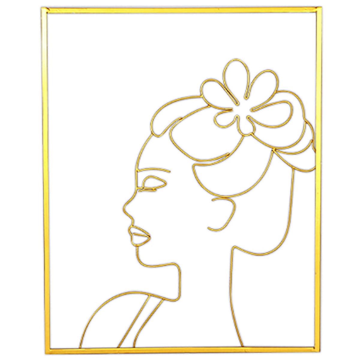 

Les Trésors De Lily [R5654] - Золотое металлическое украшение Arty - 50x40 см (лицо)