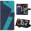 Case for Xiaomi Redmi A3 - Cover - Synthetic Leather - Anti-Scratch - Shockproof - Blue