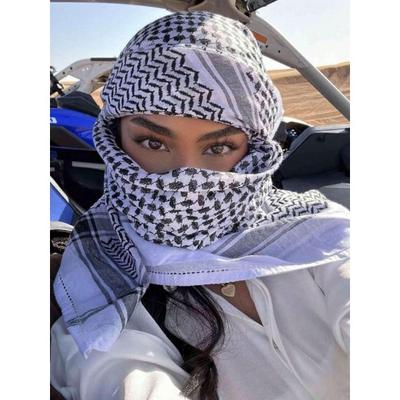 Summer Women Tactical Arab Scarf Men Fashion Lightweight Hijab Scarf Spring Army Plaid Head Scarf Keep Warm  New