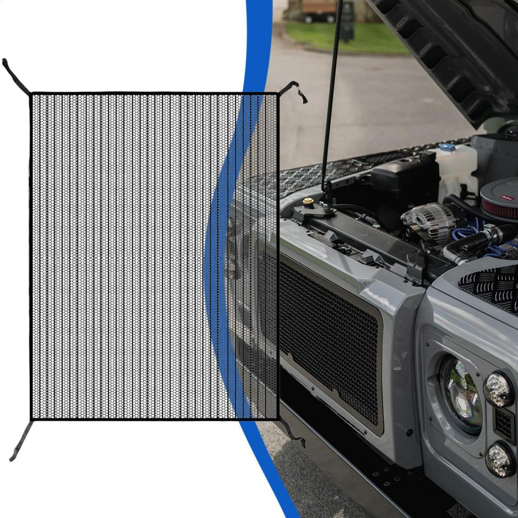 Car Grille Net Front Bumper Grill Cover Anti-Clogging Cover For Radiator Vehicle Prevent Stone Dirt And Leaf From Flying Into