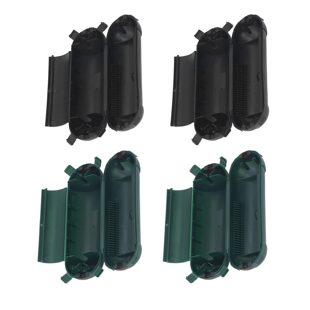 4Pcs Outdoor Extension Cord Safety Cover Adjustable Compartment Weatherproof Electrical Connection B