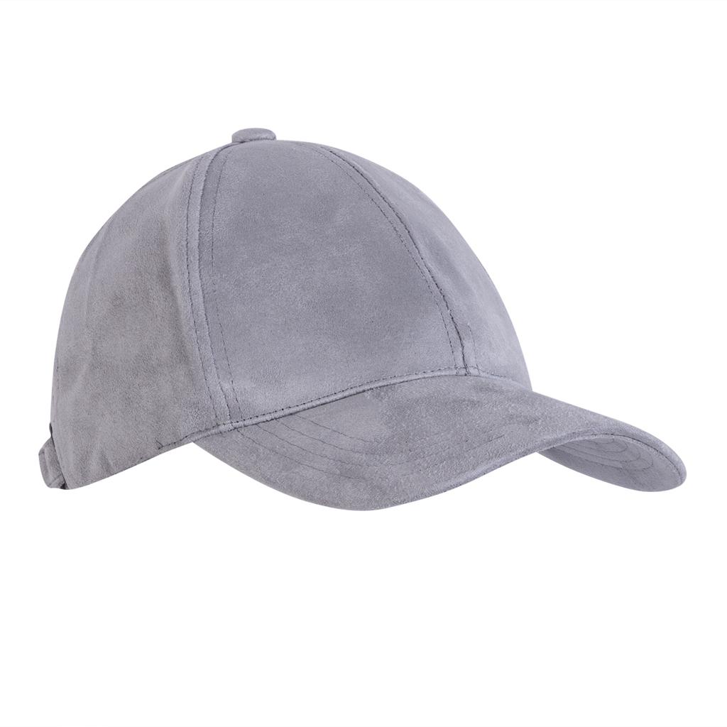 Buy Plain Fitted Curved Visor Suede 