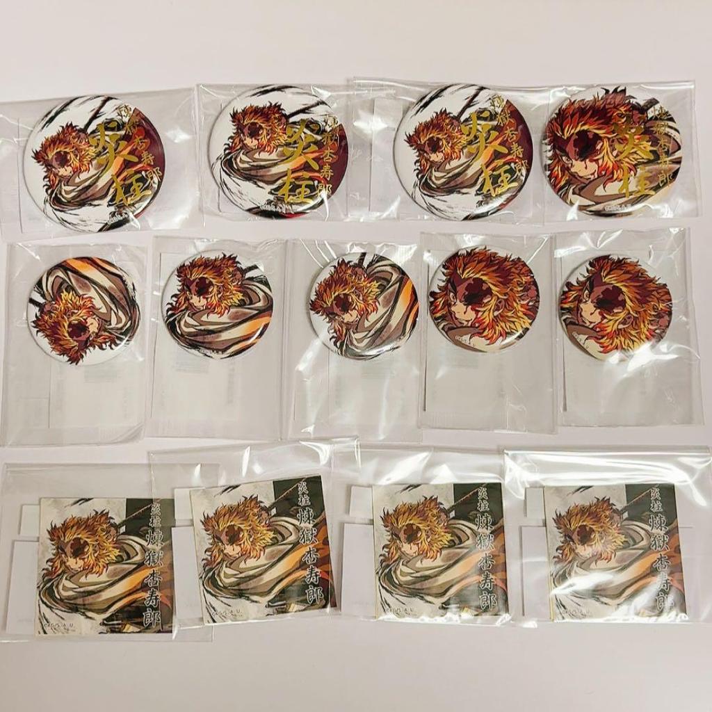 [USED] Kyojuro Rengoku Can Badge Interlude Artbook Flame Pillar Demon Slayer: Kimetsu No Yaiba