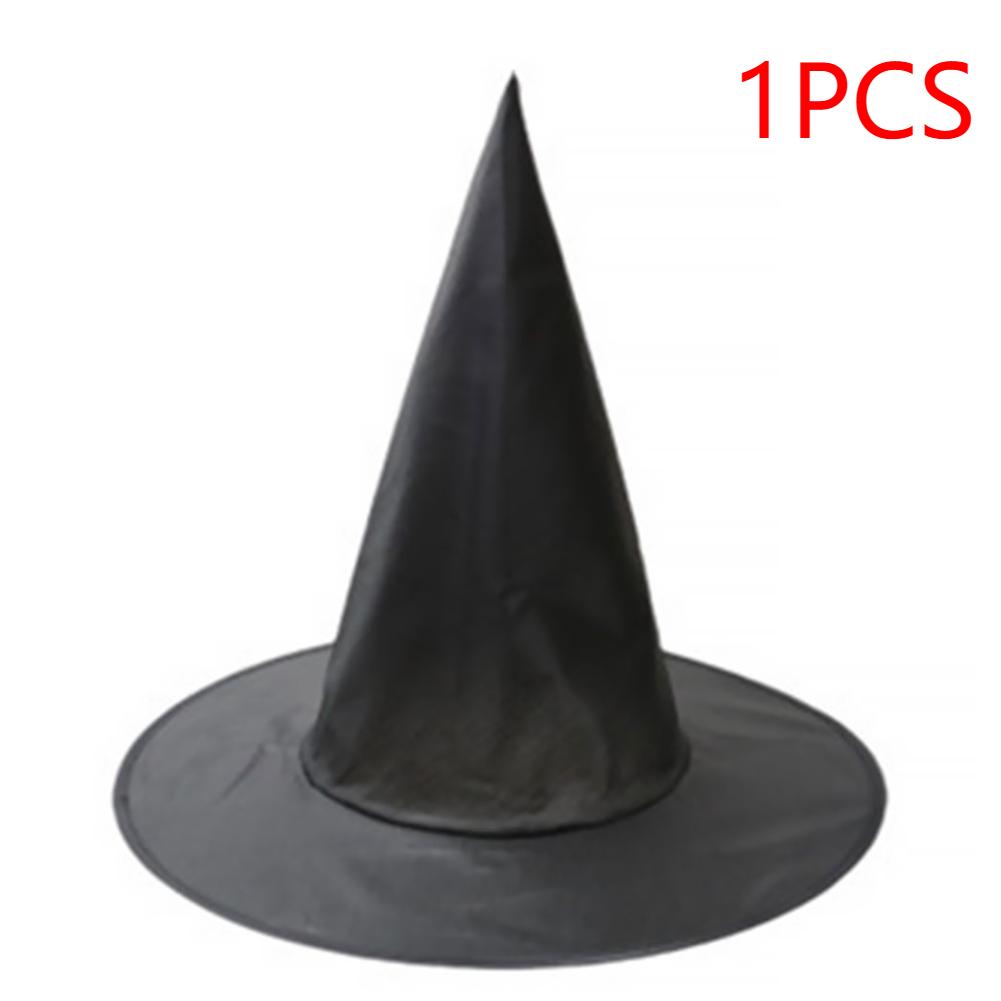 10-1pc Halloween Witch Hat Kids Adults Party Cosplay Costume Props Hanging Witch Hat Costume Accessory for Halloween Party Favor