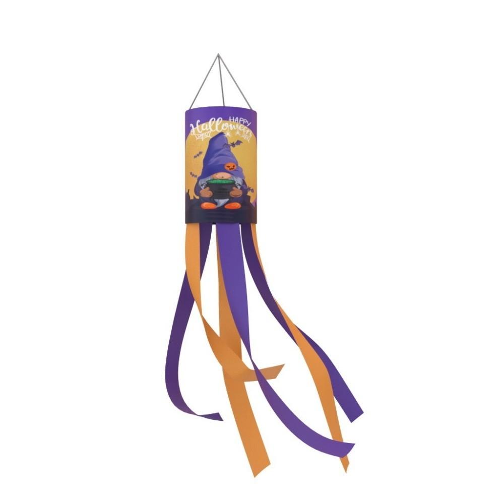 Spooky Halloween Windsock Flag Skeleton Halloween Hanging Ornaments Courtyard Decoration