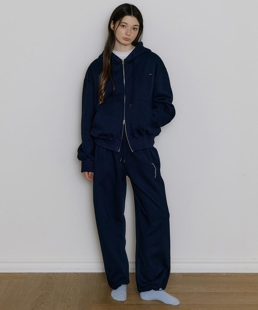 REORG Reorg Daily Needlework Jogger Pants Navy
