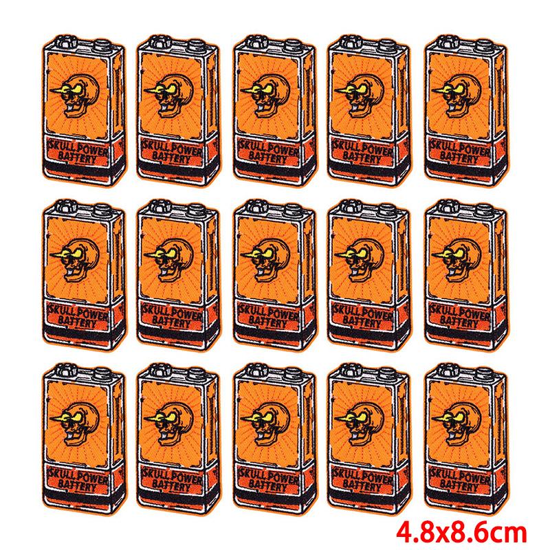 10 Pcs/lot Wholesale Embroidery Patch Iron On Patches For Clothing Patches On Clothes Jackets Decor Applique Sew Supplies