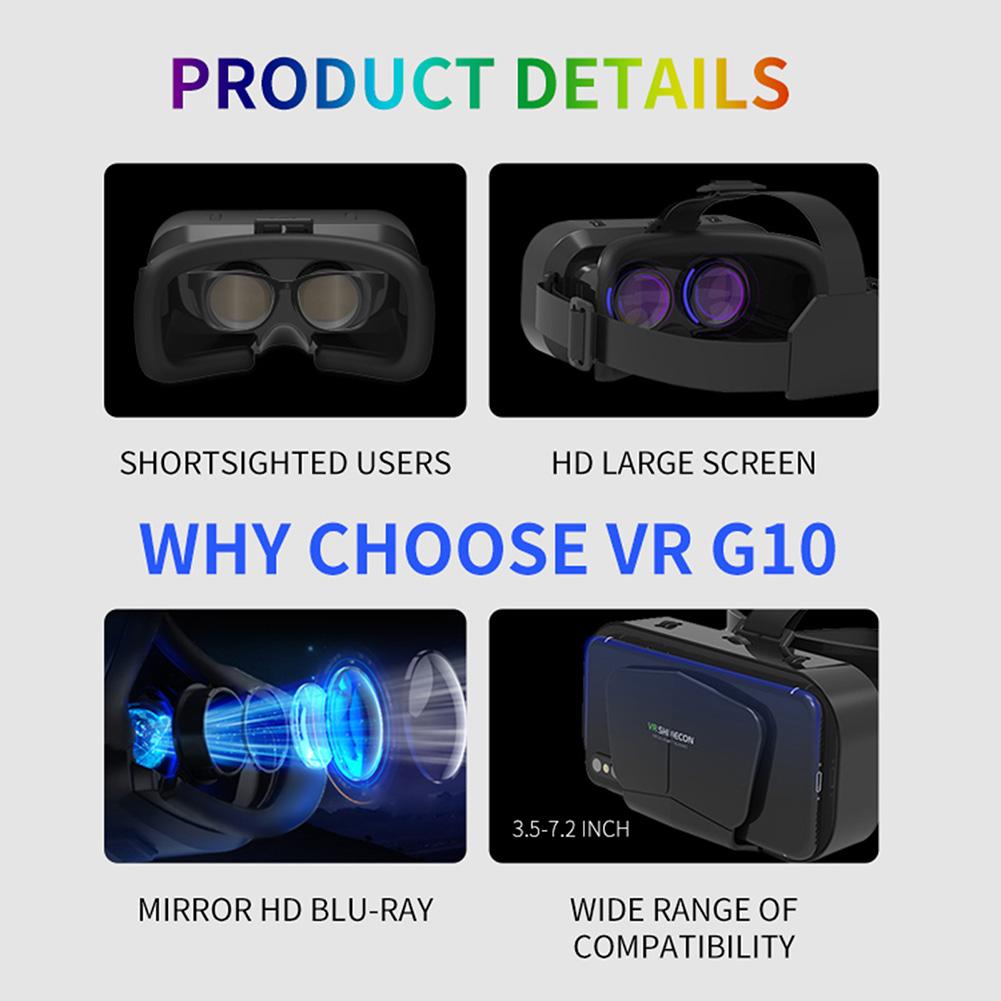 Head-mounted 3d Virtual Reality Vr Gaming Glasses Mobile Phone Movie Helmet Smart Digital Glasses Compatible For Android/WIN/IOS System