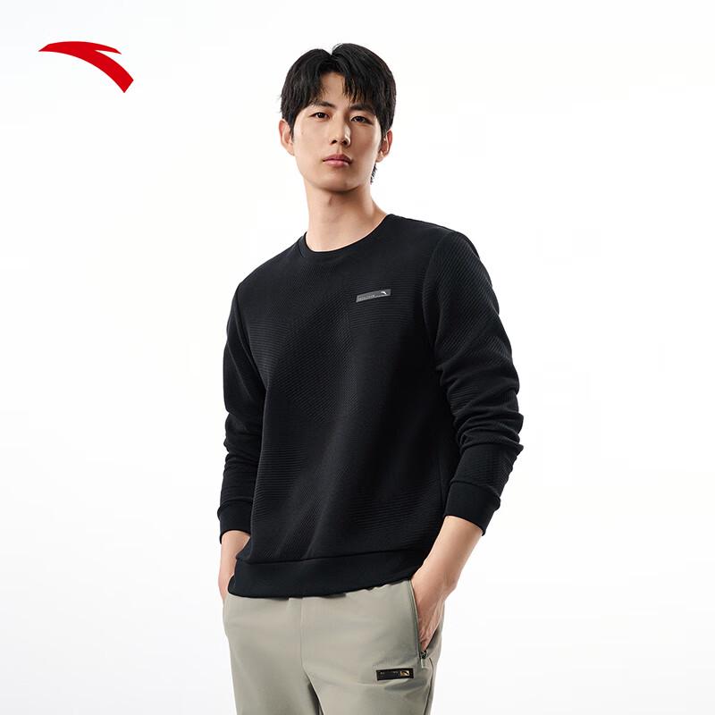 Anta Men s Round Neck Pullover Sweatshirt M