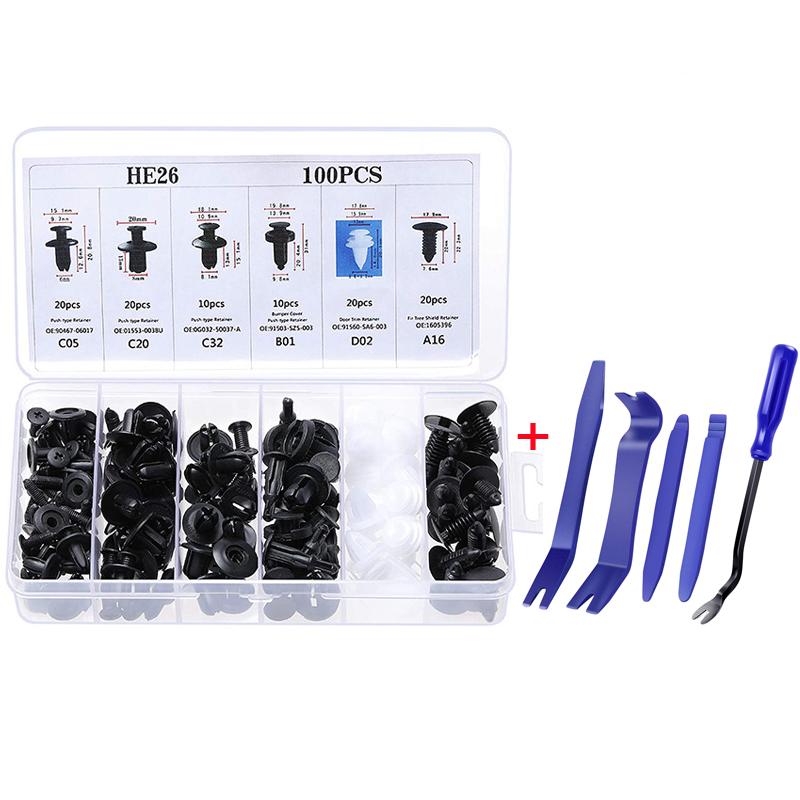 Car Hand Tool Set for Stereo DVD Player Removal Dashboard & Interior Plastic Trim Panel Disassembly Kit Auto Repair Tools
