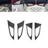 Carbon Fiber Interior Door Handle Cover Trim For 08-13 Cadillac CTS Sedan/Wagon