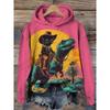 Cartoon Cat And Dinosaur 3d Print Graphic Hoodies Men Women Fashion Oversized Hoodie Sweatshirt Coat Women Sweats Animal Clothes
