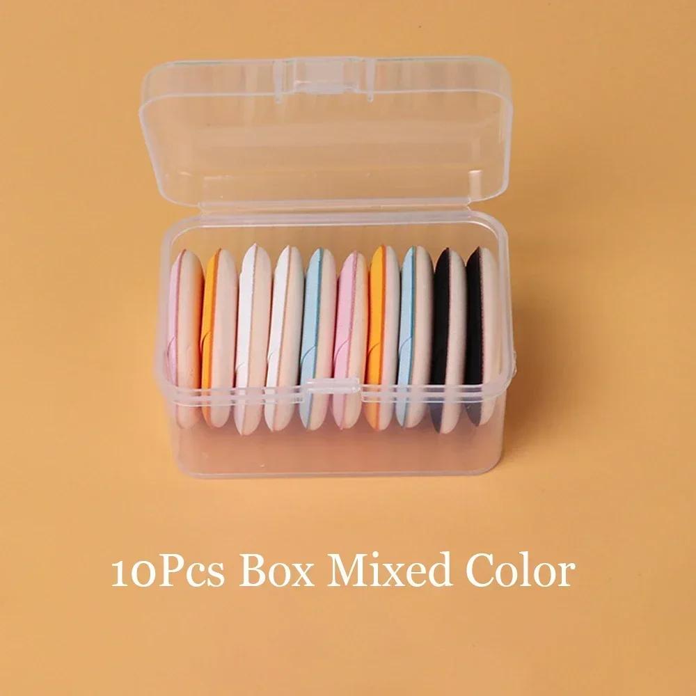 6/10Pcs Mini Finger Puff Foundation Small Air Cushion Powder Sponge Face Concealer BB Cream Cosmetic Applicator Makeup Tools