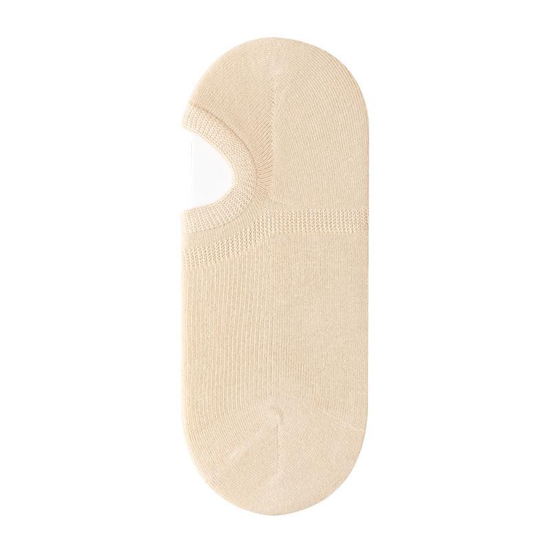 1 Pair Socks summer boat socks women's non-cotton deodorant socks girls solid color cotton socks thin
