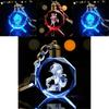 Elegant Genshin Impact Crystal Keychain With Stunning Led Colorful Light For All Occasions