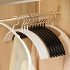 10 Anti Slip and Traceless Hangers, Thickened Semi-circular Metal Hangers, Saving Space Without Occupying Space