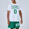 Nike NBA Boston Celtics Jayson Tatum T-shirt White/Green Men Streetwear DR6364-102