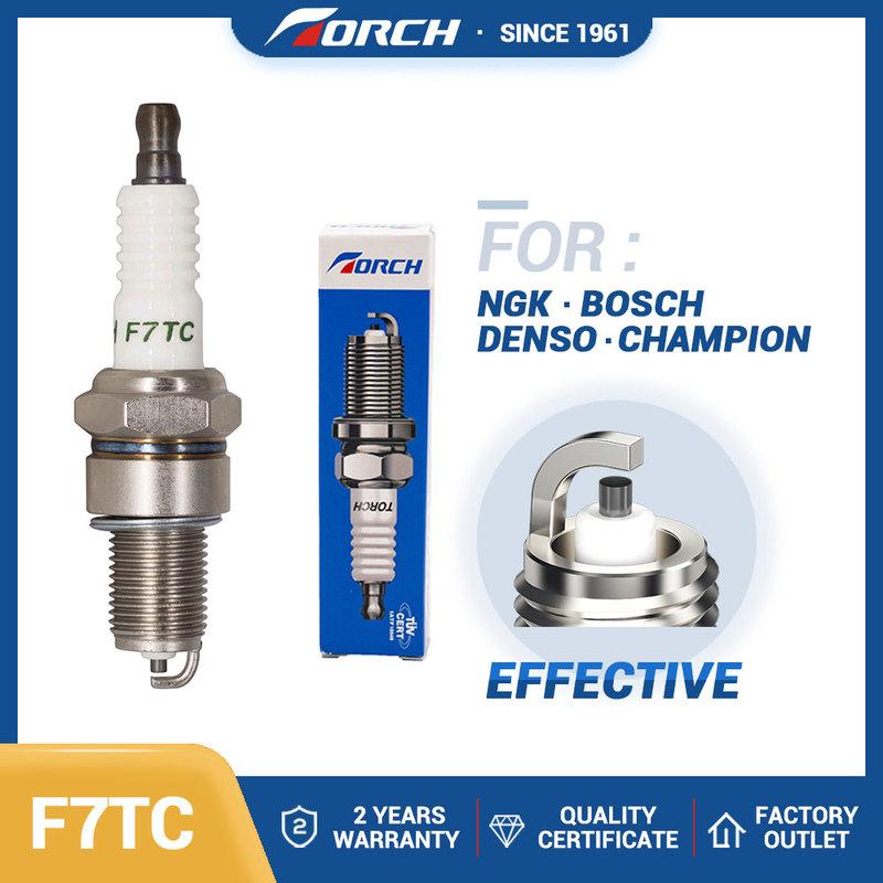 Hot Sale High Performance Torch Spark Plug F7TC Candel for BP7ES for IW22/VW22/W22EP-U Ignition System Engines Components