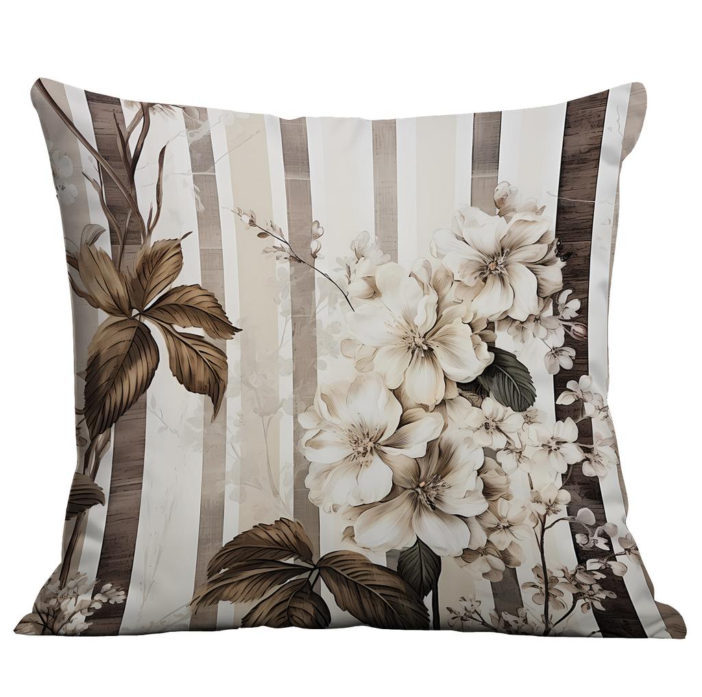 Ny Akvarell Pastoral Blommig Kuddfodral Hem Vardagsrum Soffa Kudde Kuddfodral Premium Hållbar Kvalitet