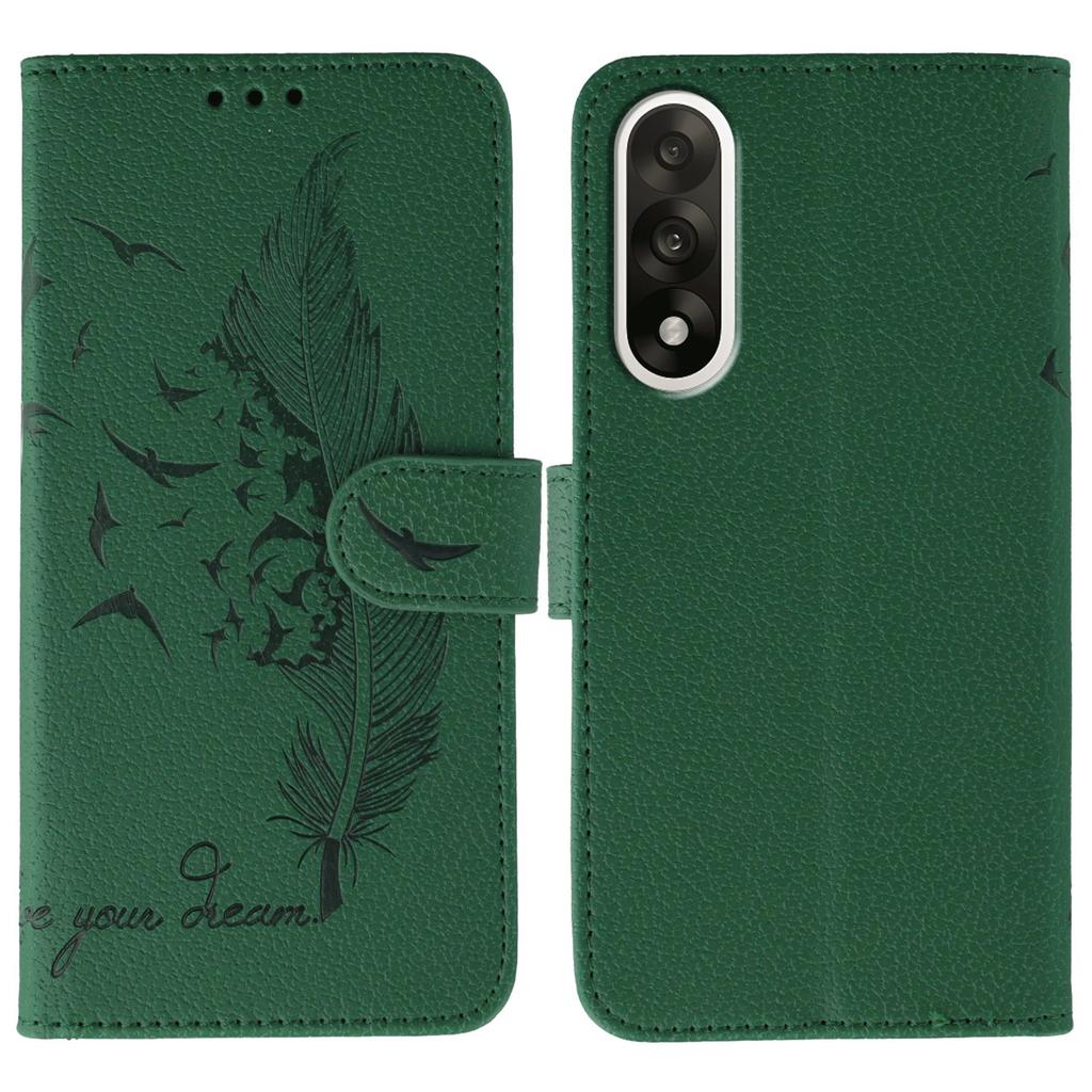 Для OnePlus Ace 5 Ultra 5G/Nord 5 5G Чехол с тиснением пера Кожаный кошелек Чехол для телефона