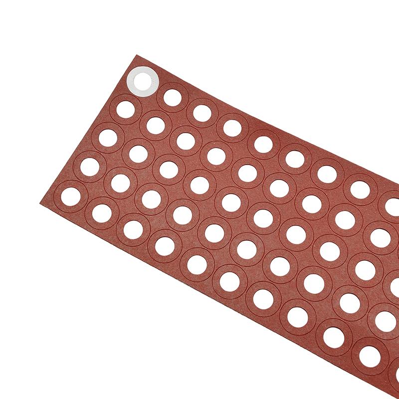 200 Stück 18650 Batterie Isolator Isolierring Klebekartonpapier Rot