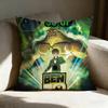 Cartoon B-Ben 10 Cool Pillow Case pillowcase, double-sided printed, sofa cushion, bedroom headboard pillow
